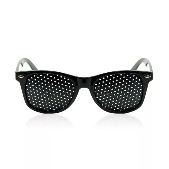 Marco Gafas Pinhole Reticulares Estenopeica Metodo Bate