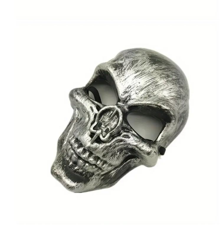 Mascara Calavera Disfraz Skull Craneo Halloween Muerte Fiest