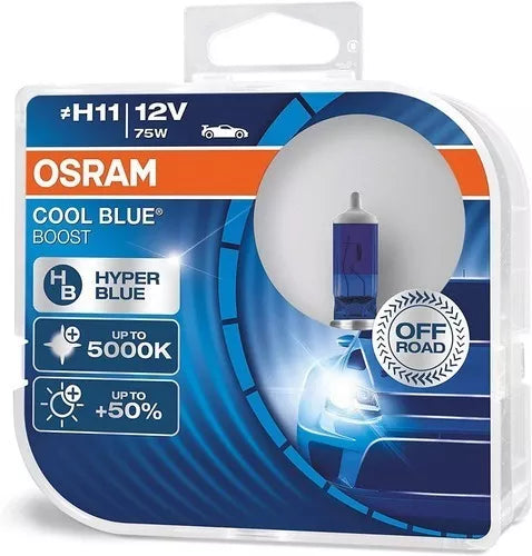 Juego Bombillos Osram Aleman H11 Cool Blue Boost 75w 12v