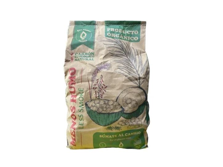 2 Carbon Vegetal Llamitas Larga Duracion Asado Fogata 2.5kg
