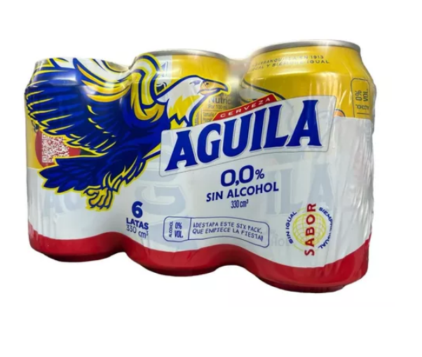 Cerveza Aguila Cero Sin Alcohol