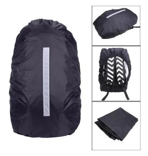 Forro Protector Impermeable Maleta Morral Reflectivo Bicicleta