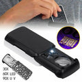 Lupa Led Portatil Bolsillo Lente Luz Uv Joyeria Relojero 1a