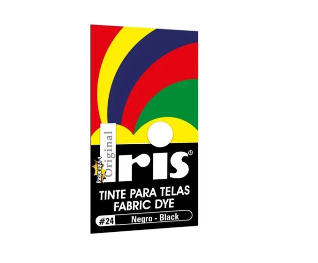 2 Tinte Iris Negro Tintura Ropa Color Tinte Iris Tela Pigmento Textil Colorante Fibra