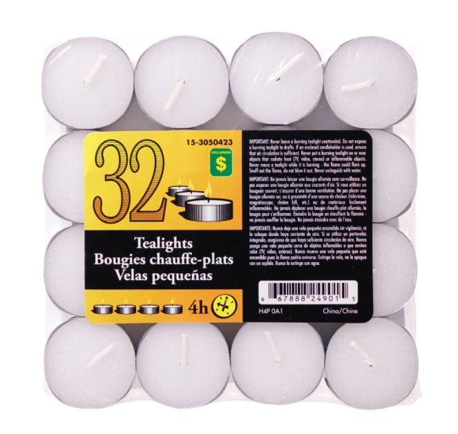 32 Velas Té Velitas Romanticas Decorativas Baño Tina Pebetero