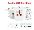 Adaptador Carga Multitoma Viaje Usa Australia Europa Asia 1a