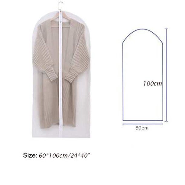 2x Bolsa Cierre Impermeable Polvo Traje Ropa Chaqueta Imperm