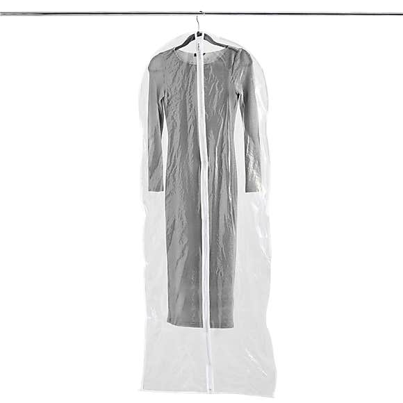 2x Bolsa Cierre Impermeable Protege Polvo Vestido Novia Paño