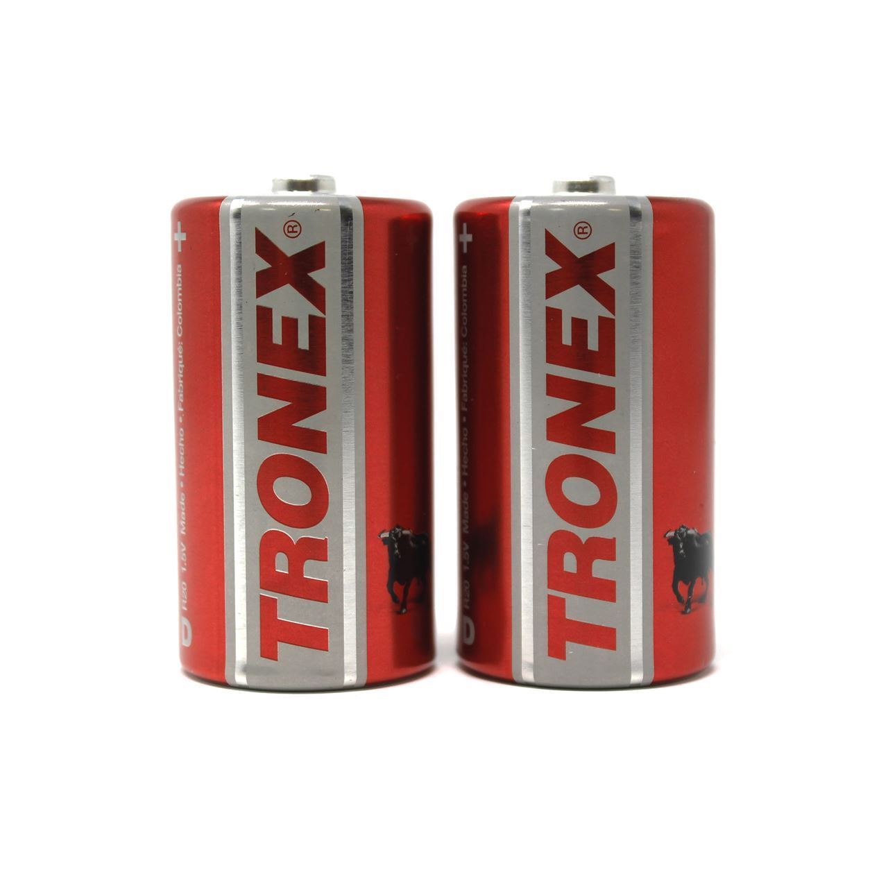 1 Par Pilas Tipo D Tronex Bulk Manganeso 1.5v R20 Icontec 1a