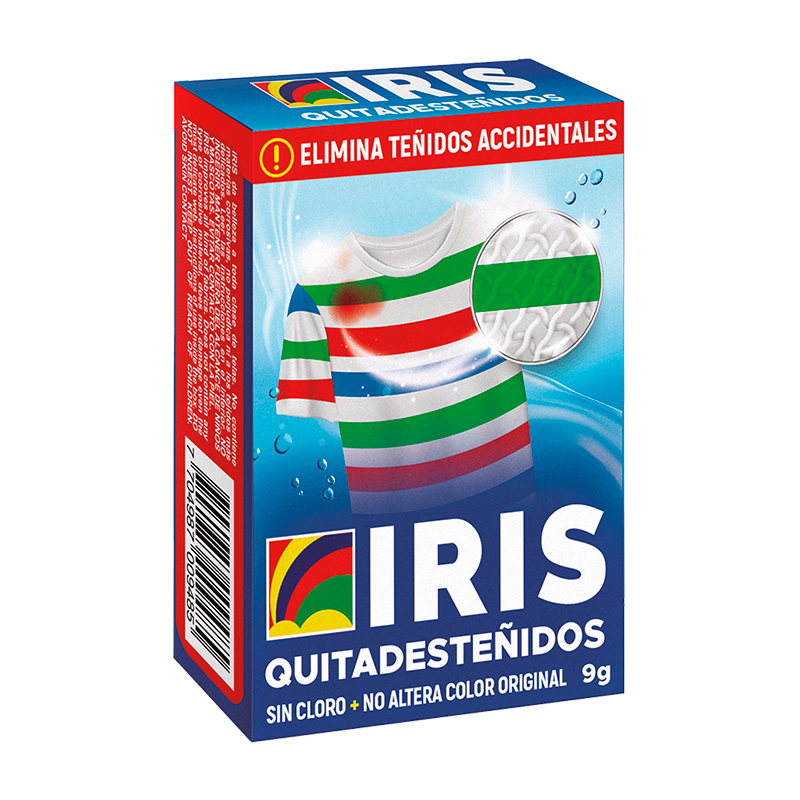 4 Quitadesteñidos Manchas Ropa Marca Iris