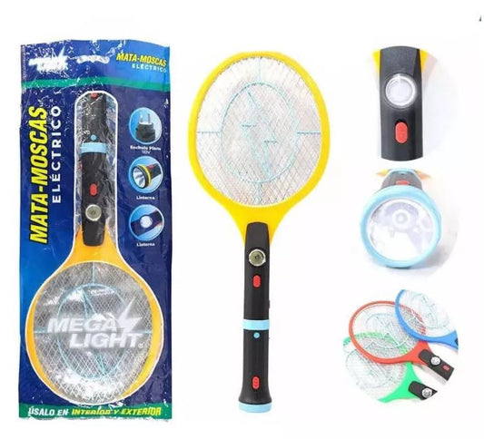 Raqueta Mosquito Zancudos Electrica