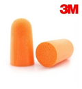 1 Par de Tapones 3m 1100 Protector Auditivo Color Naranja