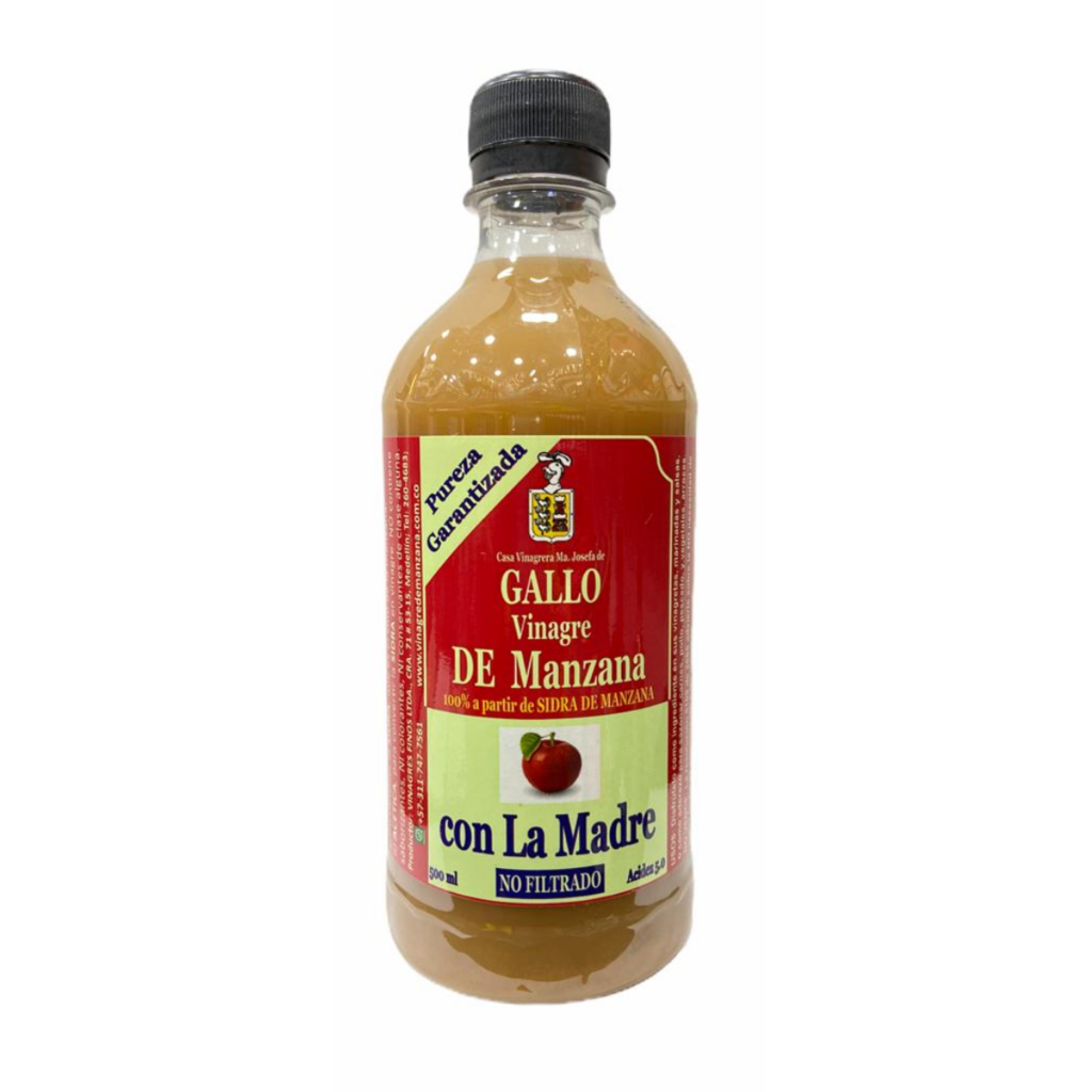 Vinagre Gallo Cidra Manzana Organico Con - mL a $50